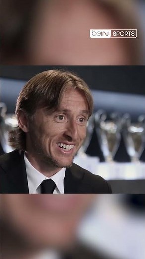 🤩 Luka Modric très heureux après l'arrivée de Kylian Mbappé ! #shorts