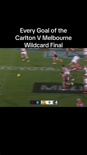 Every Goal of the Carlton v Melbourne Wildcard Final