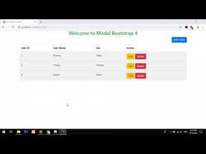 PHP Ajax Edit MySQL Data Through Bootstrap Modal #3