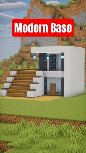 Minecraft Starter House Build Tutorial 🏠| Easy Survival Base Idea | #Minecraft