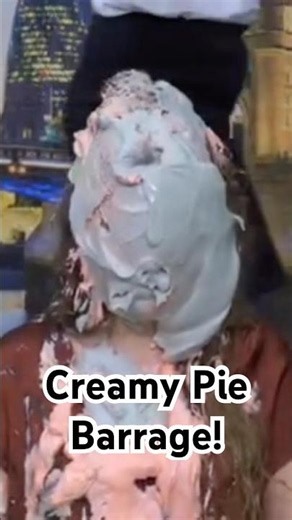 Alice gets a creamy pie barrage!🥧🥧🥧