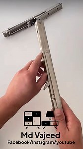 617K views · 2.4K reactions | Foldable Brackets For Foldable Shelves Easy To Install | Md Vajeed | Facebook