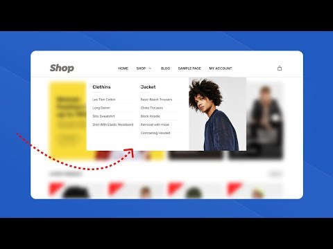 Mega Menu Tutorial - Create Mega Menu With Image Hover