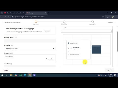 How To Create Hubspot Meeting Link