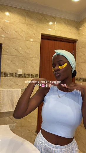 Girl Therapy🧚🏾‍♀️: Unwinding with a cozy nighttime reset routine in comfy pjs and slippers from @bandsghana ✨💕 A perfect way to kick off the month if I do say so myself. Happy new month lovelies🌸🩷 #fyp #nightimeroutine #nightimeskincare #resetroutine #reset #skincareroutine #skincare #nightimeskincareroutine