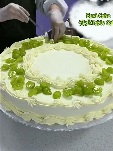 16-inch oversized table cake making tutorial #cake