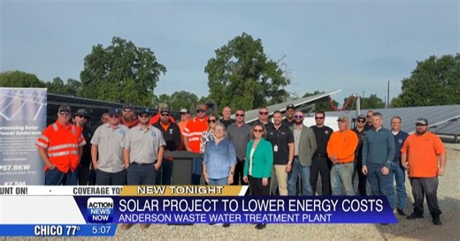 Anderson unveils solar project expected to save millions