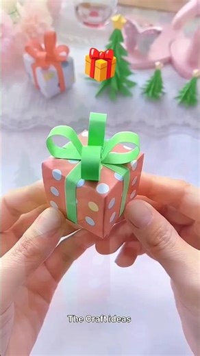New Year 2026 Mini Gift Box 🎁 | Easy DIY Paper Gift Box at Home | Paper Craft Ideas #shorts #diy