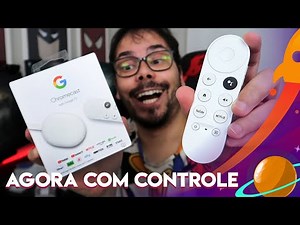 NOVO CHROMECAST COM GOOGLE TV E CONTROLE (UNBOXING COMPLETO) #193