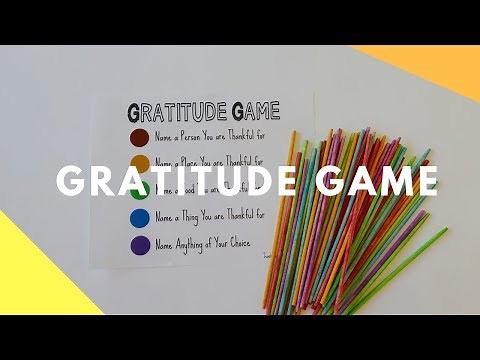 Gratitude Pick-Up Sticks Game | Easy Thanksgiving Activity for Kids & Families