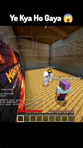Ye Kya Ho Gyaa 😱! #minecraft
