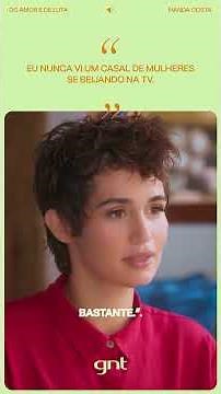 🏳️‍🌈 NANDA COSTA dá depoimento EMOCIONANTE sobre amor e luta! | Do Amor e De Luta | GNT #shorts