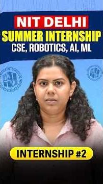 NIT Delhi Internship 2026 | Free Research Internship for Tech Students! Apply Now!