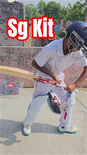 Sg KIT review #cricket #unboxing #batreview #cricketequipment #cricketgear #ipl #viral #leatherball