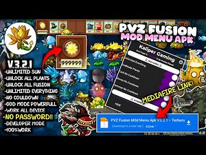 PVZ Fusion Mod Menu Apk V3.2.1 Terbaru 2025 - Unlimited Sun & No Password