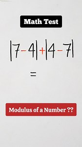 Find Modulus of a Number ?? /Can You get it Correctly 💯👍 #braintest #mathschallenge #mathtest #iqtest #algebra #modulus | Learn with Ankita Bhatia
