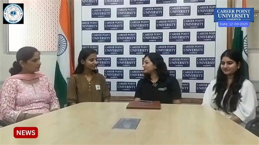 5.8K views · 120 reactions | Our three brilliant students shared their journey of cracking the UGC/CSIR NET 2025 exam, with Ms. Pranjal shining at All India Rank 37 . Watch them reveal their tips, strategies, and motivation to inspire future achievers! | Career Point University, Hamirpur | Facebook