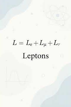 Leptons Explained! 🔬 #Shorts
