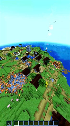 Minecraft Meteor TNT Destroys My Village 😳💥