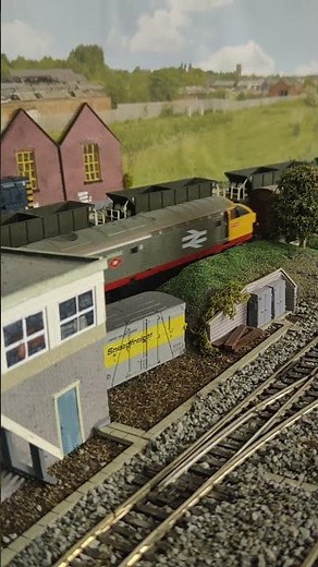 Mixed freight train.