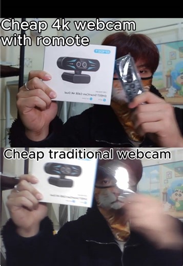 One remote. Two cameras. Zero effort.#EMEET #streaming #4KVideo #Webcam #emeetc60edual