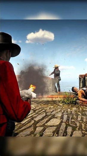 Better watch your tongue.. #shorts #rdr2