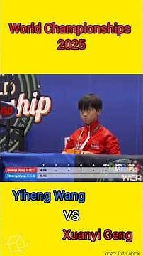 World Rubik’s Cube Championship Final 🔥 | Xuanyi Geng vs Yiheng Wang | Legendary Battle 🧩 | #shorts