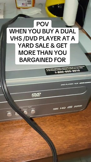 Unbelievable Yard Sale Find: Dual VHS/DVD Player
