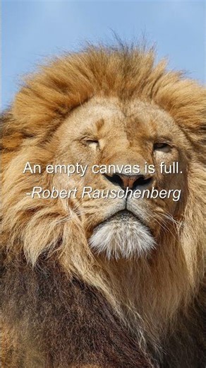 Motivational Quote: An empty canvas is full. #Shorts