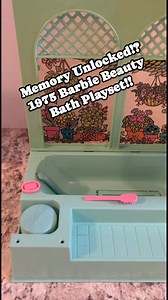 Still works nearly 50 years later! What a classic! #barbie #barbiedoll #dollstagram #bubblebath #dollhouseminiatures #pretendplay #nostalgia #childhoodtoys | CPJ Collectibles