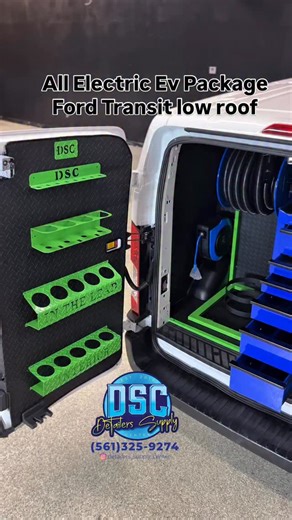Detailers Supply Center (DSC Vans) on Instagram: "Explore the EV Package Ford Transit Low Roof — the most advanced, clean-energy mobile detailing van on the market. Experience a build designed for detailers who demand silence, efficiency, and luxury in every service. ✨ Silent, emission-free operation ✨ Zero gas. Zero fumes. Zero maintenance headaches ✨ Fully professional interior with retractable reels ✨ Full diamond-plate paneling with premium powder-coated finishes ✨ Top-tier equipment through