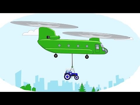 Zeichentrick-Malbuch - Die Hubschrauber