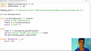 Speech to Text and Text to Speech (GTTS, Pyglet and Speech Recognition) in Pyt