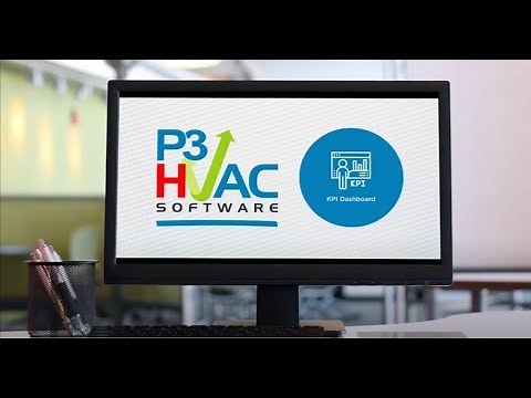 P3 HVAC Software - KPI Dashboard - Key Performance Indicator Dashboard and Analytics