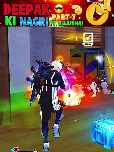 DEEPAK ki nagri 😂 (part-7) |free fire funny moments| #shorts #freefire #deepakrds #funny