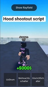 HOOD SHOOTOUT SCRIPT INF MONEY SCRIPT IS IN THE NEW VIDEO
