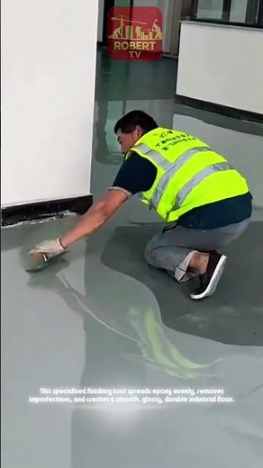 Self-Leveling Epoxy Floor Installation | Satisfying Industrial Flooring Process