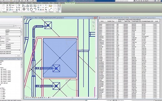 Revit mep空间明细表和风量计算