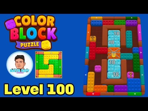 Color block puzzle 3d jam level 100 walkthrough solution