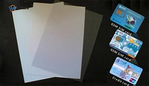 [Hot Item] Plastic ID Card Making Raw Material A4 A3 Self Adhesive Printing PVC PETG Sheet