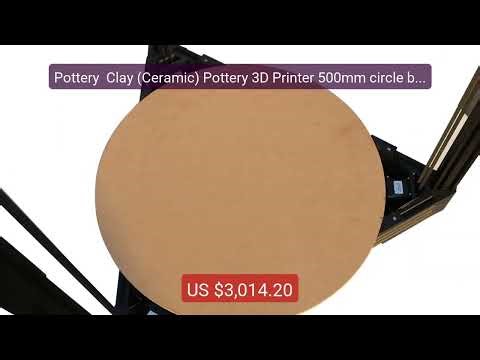 Pottery Clay (Ceramic) Pottery 3D Printer 500mm circle bed 2L... — Best Buy 2026 | Great Quality!