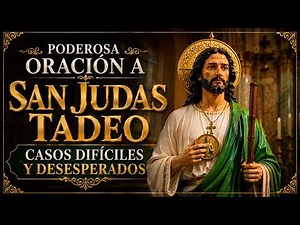 PODEROSA ORACION A SAN JUDAS TADEO PARA CASOS DIFICILES Y DESESPERADOS #sanjudastadeo #jesus #fe
