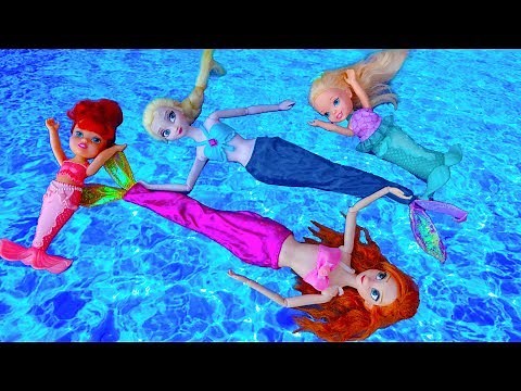 Elsa and Anna toddlers mermaid adventure