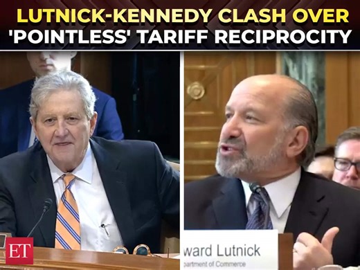 'What’s the point of reciprocity then?': GOP Sen Kennedy corners Lutnick over Trump's tariff policy