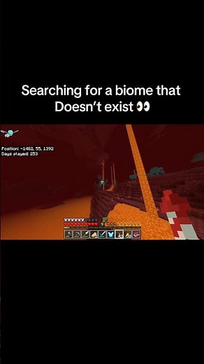 Searching for a biome that doesn’t exist #fypシ #fypシ #gaming #minecraft #lore #wifies