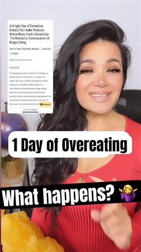 What 1 day of overeating does to your body 😳