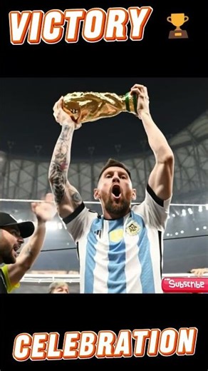Argentina World Cup Victory Celebration | Messi and the Beautiful Muse