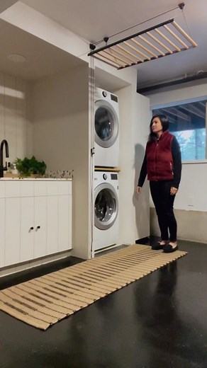 Back again with the pulley that shall not be called a “hack” #laundryh...