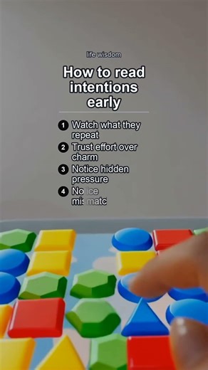 How to read intentions early