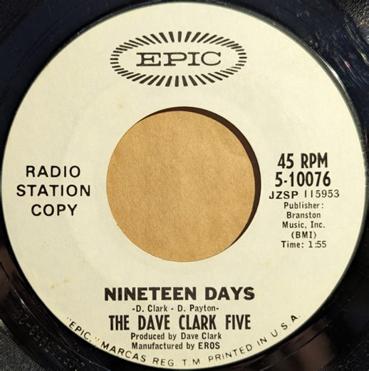The Dave Clark Five - Nineteen Days